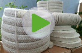 Ceramic fiber textile