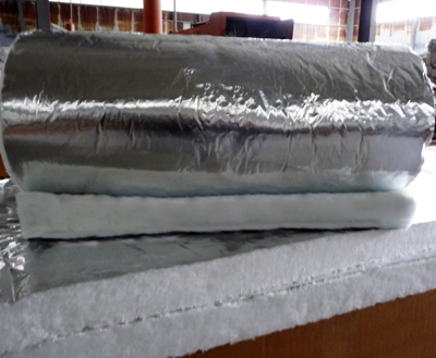 Ceramic fiber blanket with aluminum foil Ceramic fiber blanket with aluminum foil